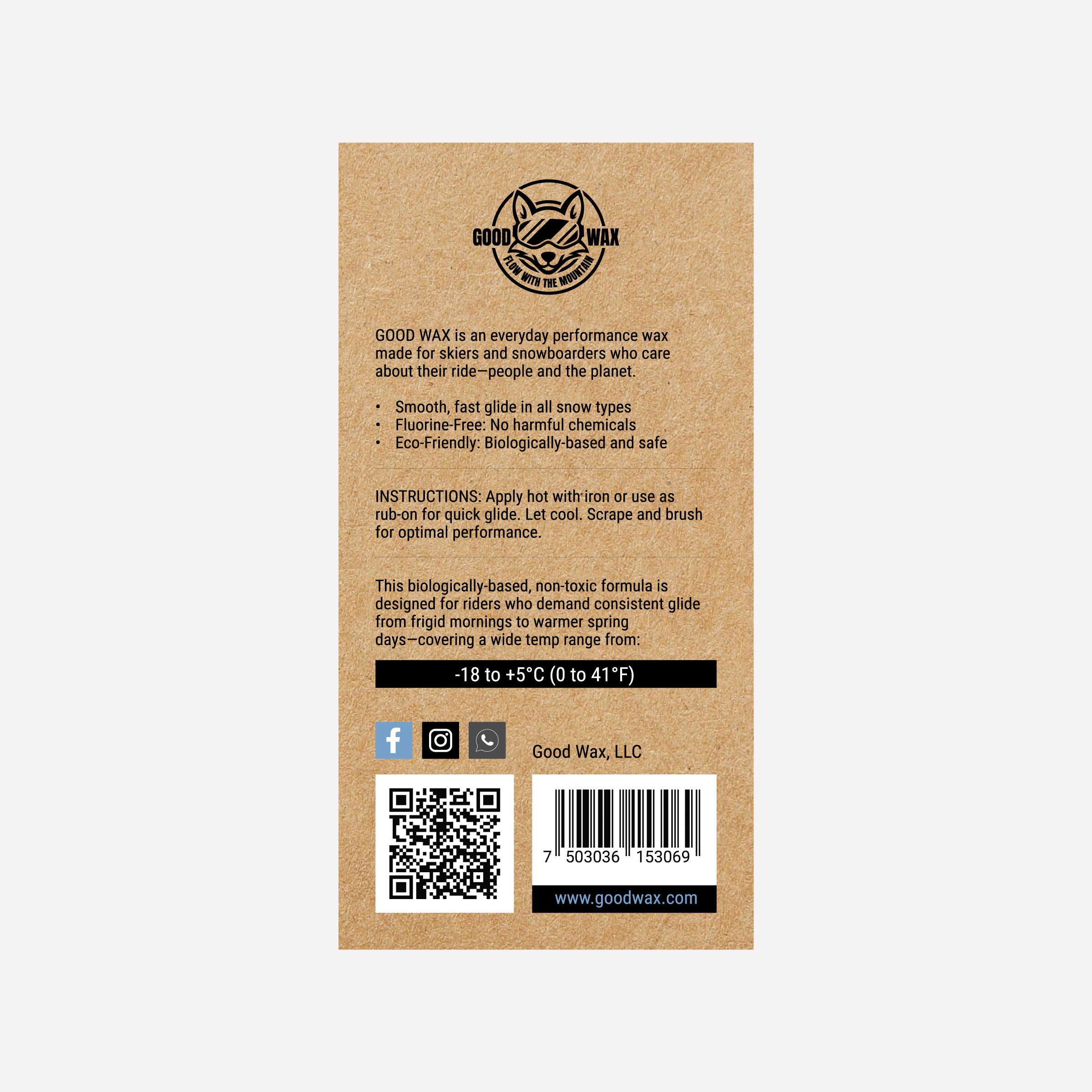 ALL-TEMPERATURE SKI & SNOWBOARD WAX